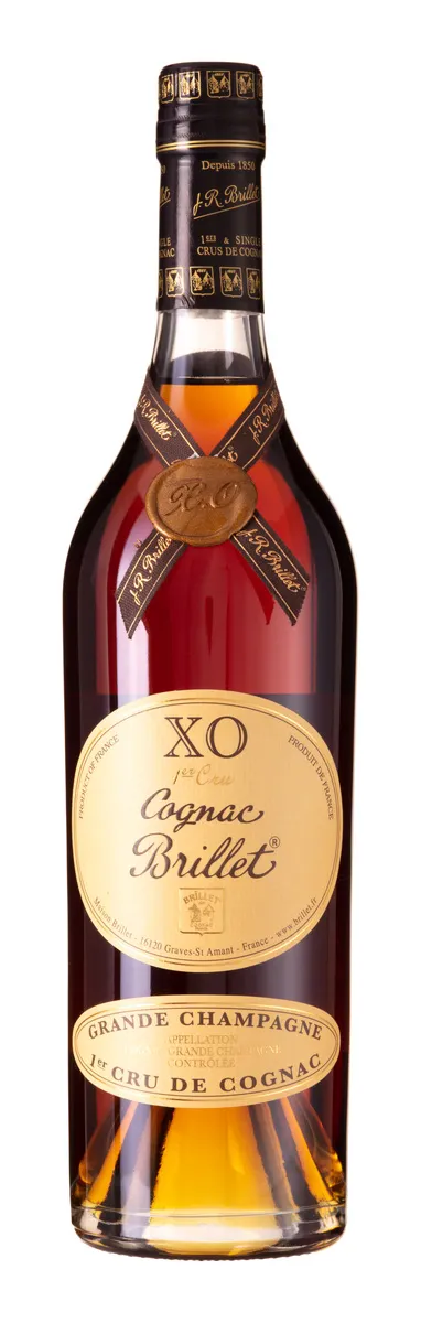 BRILLET COGNAC TRÉS VIEILLE RÉSERVE XO GR. CHAMP. 40% 70CL BRILLET COGNAC TRÉS VIEILLE RÉSERVE XO GR. CHAMP. 40% 70CL