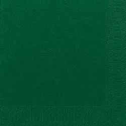 SERVIETT 3LAGS 40CM MØRK GRØNN 125X8STK SERVIETT 3LAGS 40CM MØRK GRØNN 125X8STK