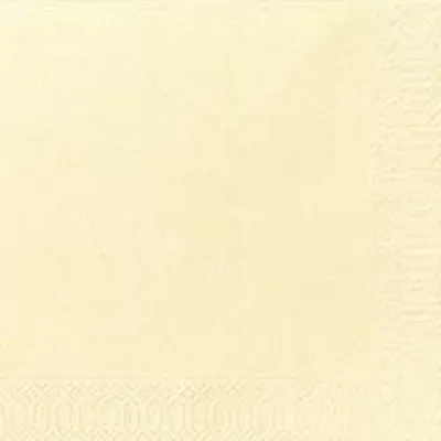 Serviett 3l 40cm Vanilje 125x8