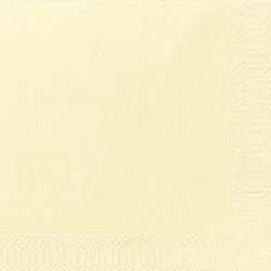SERVIETT 3L 40CM VANILJE 125X8 SERVIETT 3L 40CM VANILJE 125X8