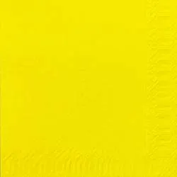 SERVIETT 3L 33CM GUL 125X8STK SERVIETT 3L 33CM GUL 125X8STK