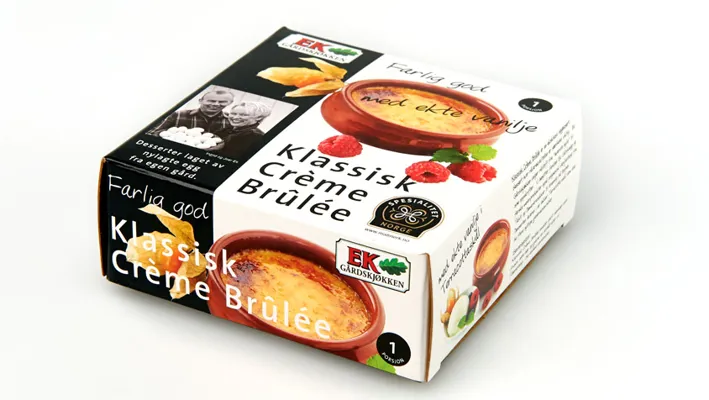 Creme Bruleè Klassisk Fersk