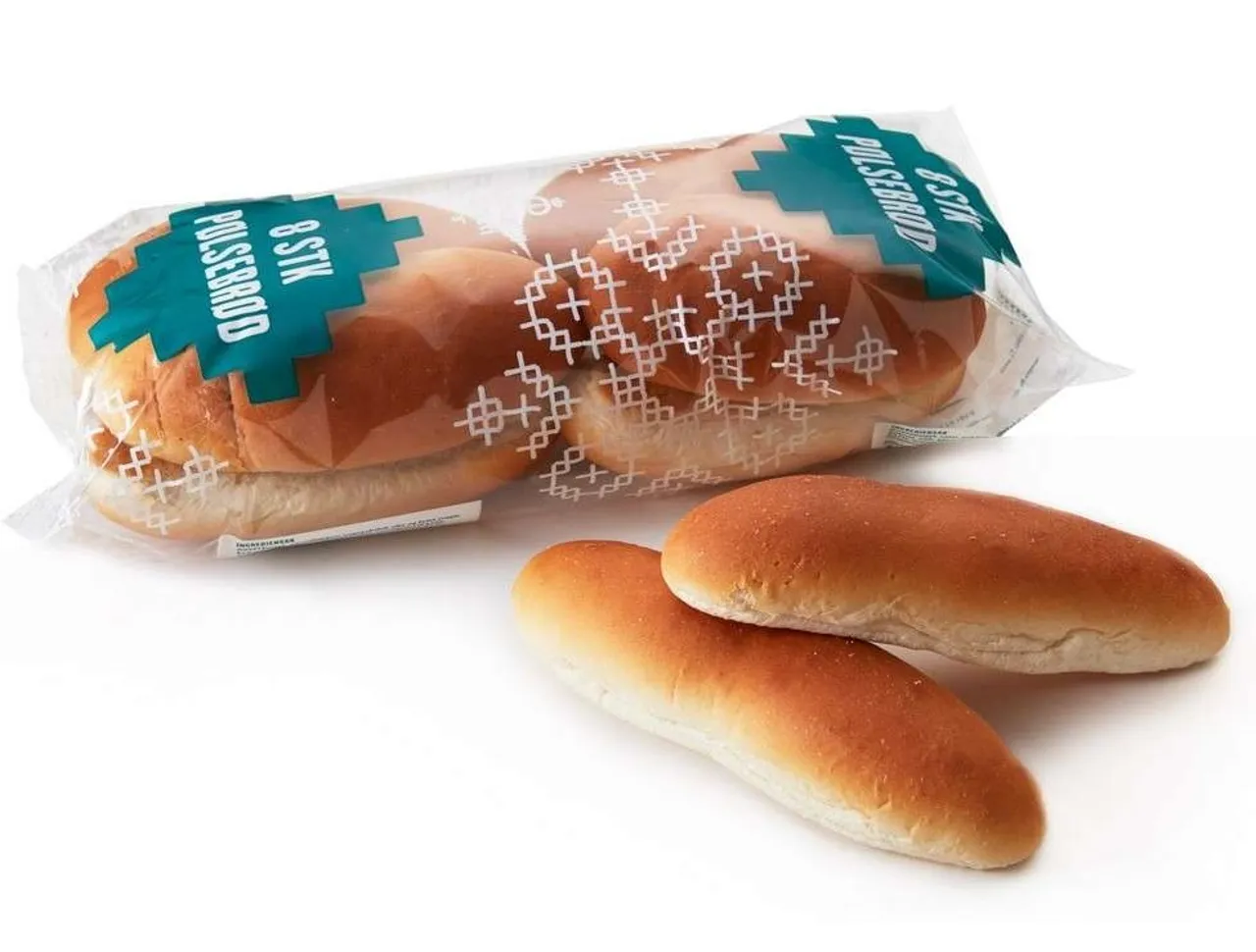 PØLSEBRØD SKÅRET 10X8STK