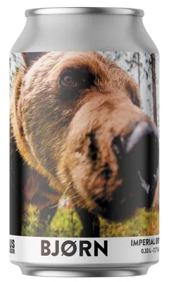 RAUS BJØRN IMPERIAL BROWN ALE 7,7 % 24X33CL RAUS BJØRN IMPERIAL BROWN ALE 7,7 % 24X33CL