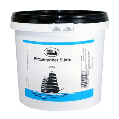 PIZZA KRYDDER 2 KG SPANN SLÅTTO PIZZA KRYDDER 2 KG SPANN SLÅTTO
