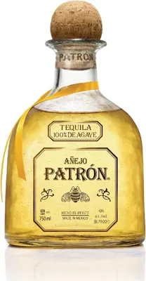 TEQUILA PATRON ANEJO GBX 40 % 100 CL T TEQUILA PATRON ANEJO GBX 40 % 100 CL T