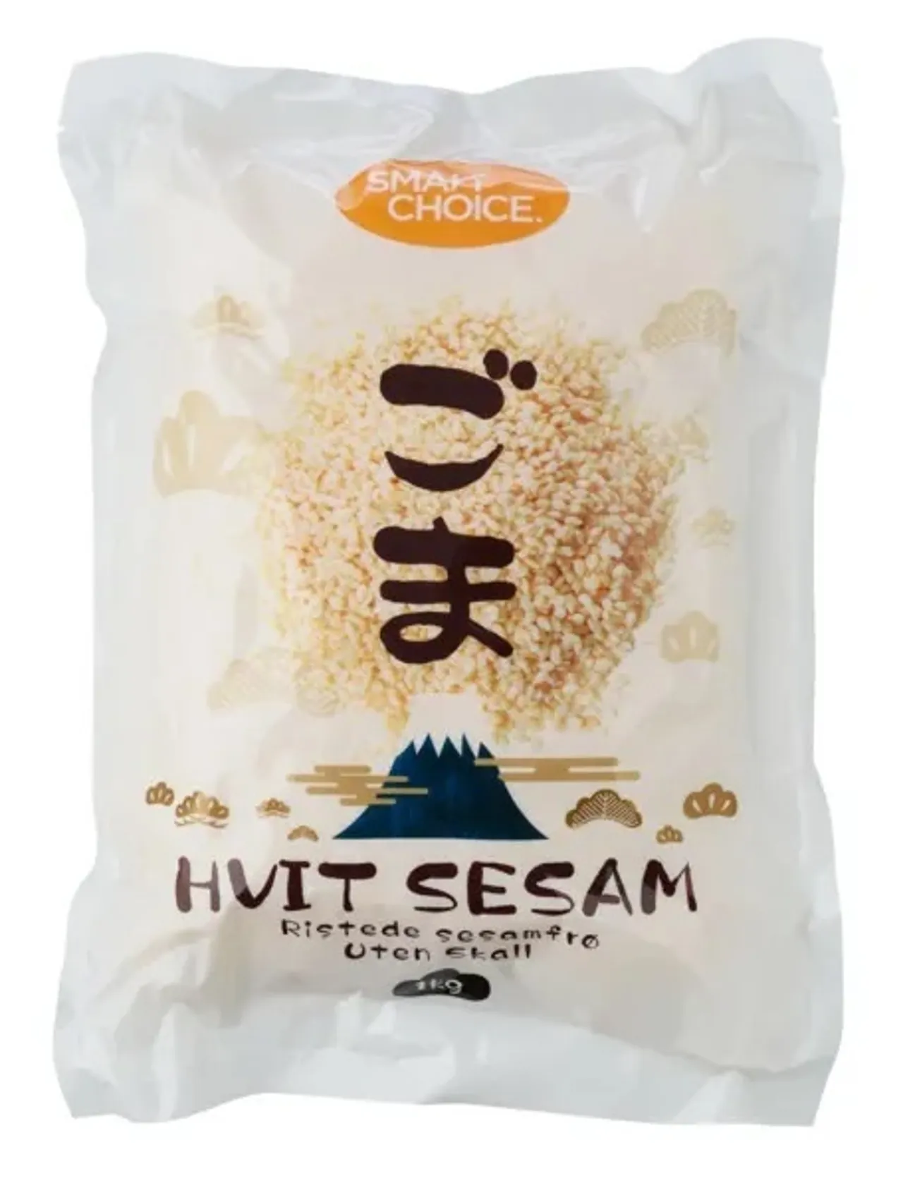 SESAMFRØ HVITE RISTET 1KG