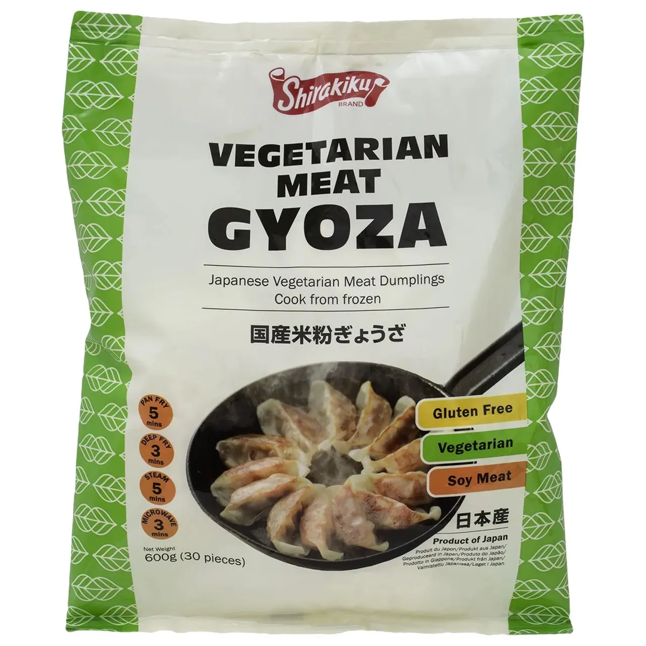 GYOZA VEGETARIAN & GLUTEN FREE 600G / 10