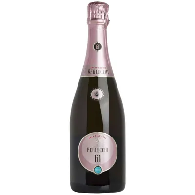 BERLUCCHI FRANCIACORTA DOCG 61 ROSE 12,5% 75CL BERLUCCHI FRANCIACORTA DOCG 61 ROSE 12,5% 75CL