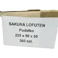 SUSHIBOKS SAKURA 22X9X5 CM 260STK KRT