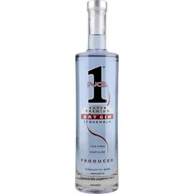 No.1 Premium Dry Gin 37,5% 70cl