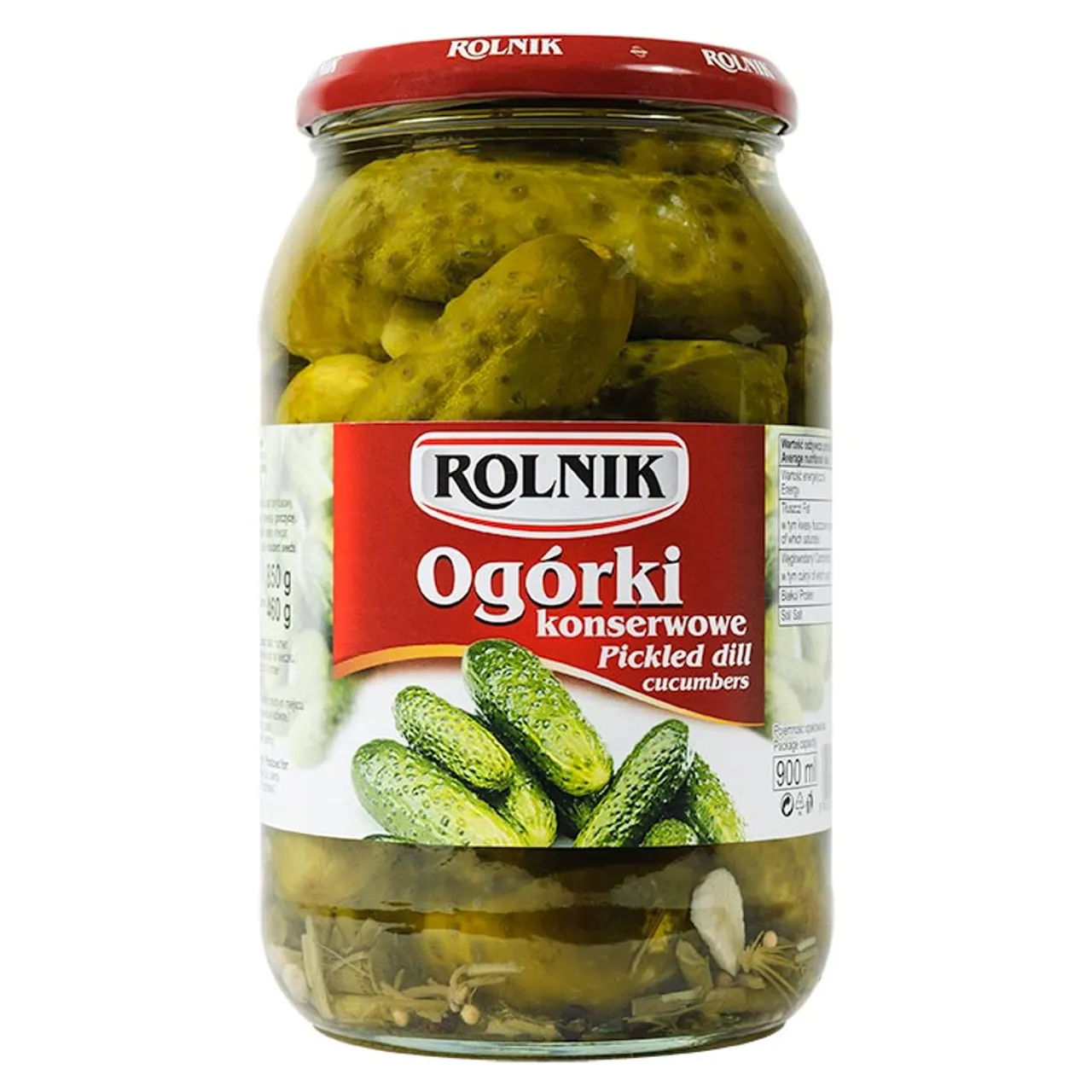 (TYRKISK AGURK) ROLNIK PICKLED CUCUMBER 900ML