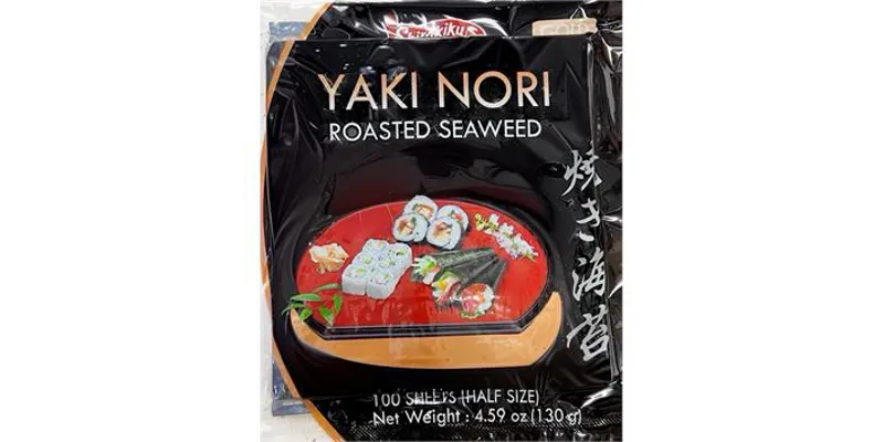 Sushi Nori Roasted Half Gold 10/100sh