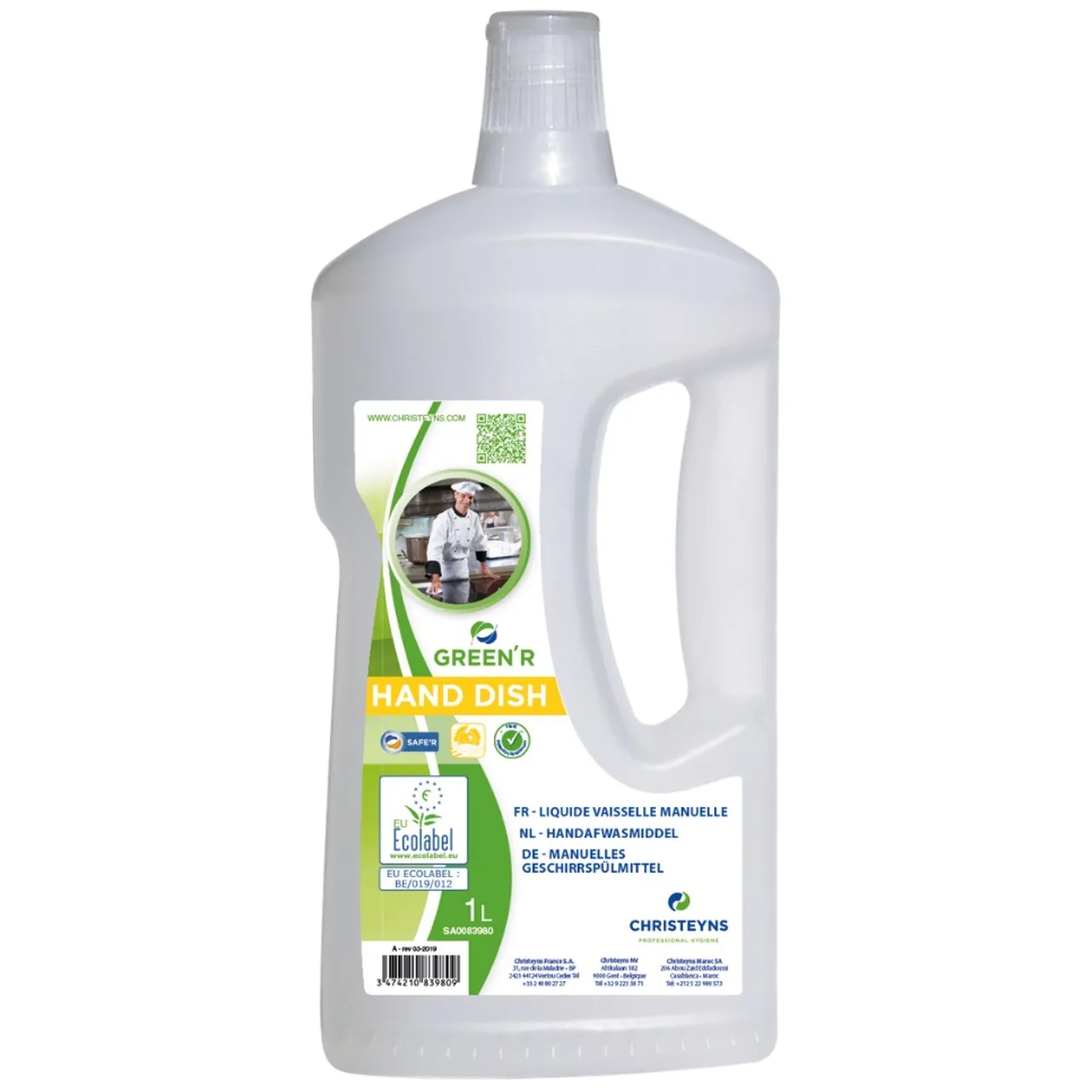 GREENR HAND DISH 12X1L