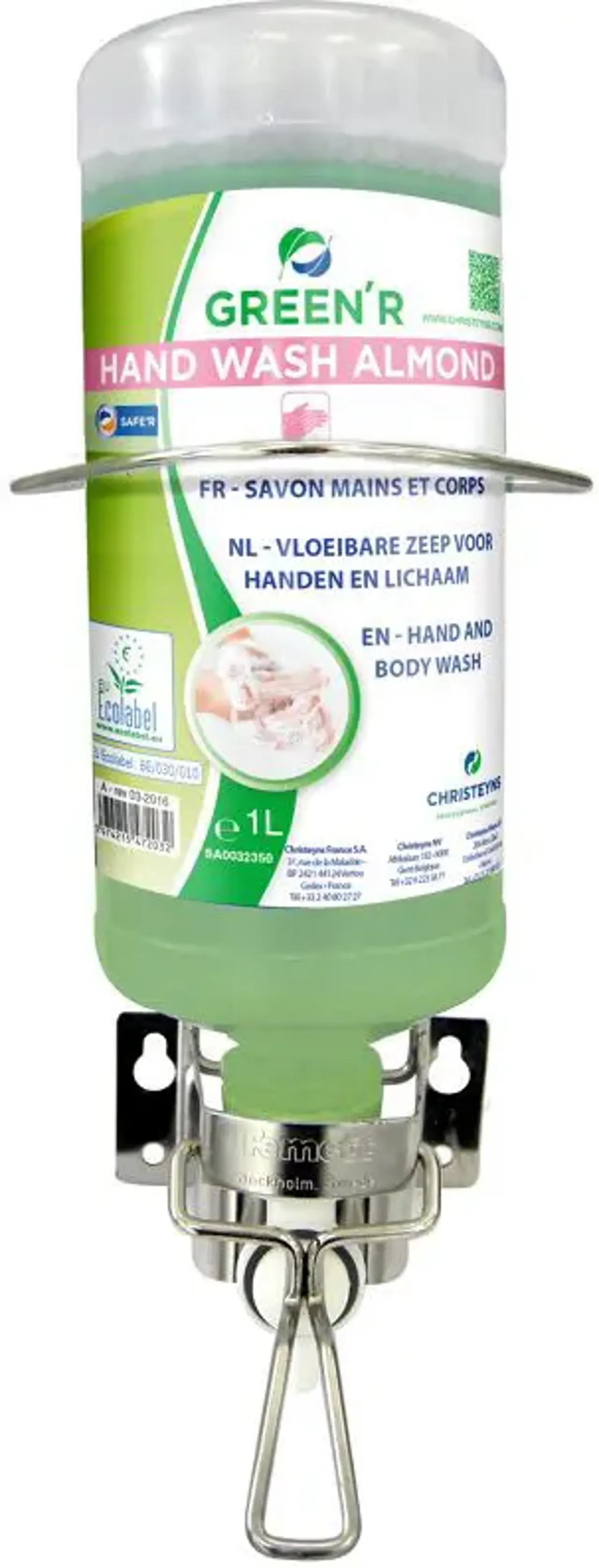 GREENR HAND WASH ALMOND 12X1L
