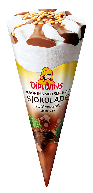 DIPLOM-IS KRONE-IS SJOKOLADE 125ML