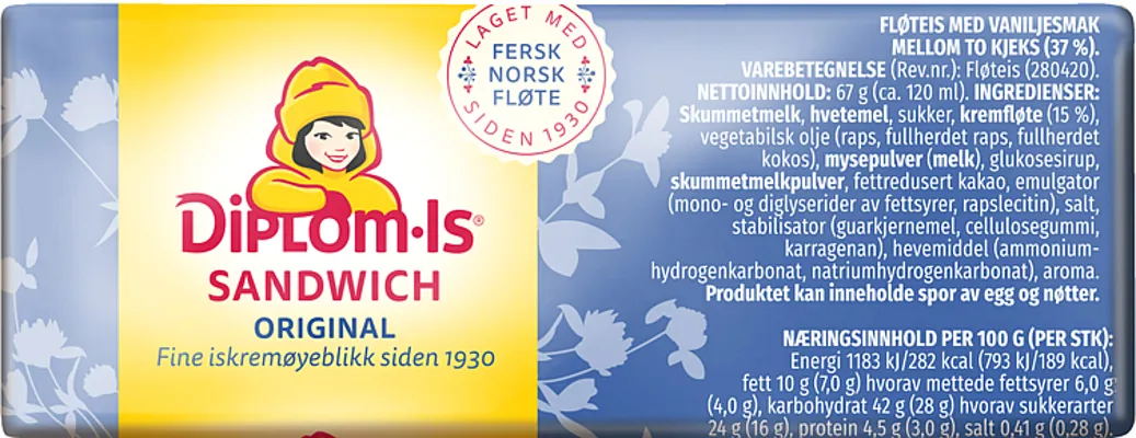 SANDWICH ORIGINAL 0.12L DIPLOM-IS SANDWICH ORIGINAL 0.12L DIPLOM-IS