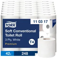 Toalettrull T4 Prem.X-Myk 6-Pk Tork 42 Ruller