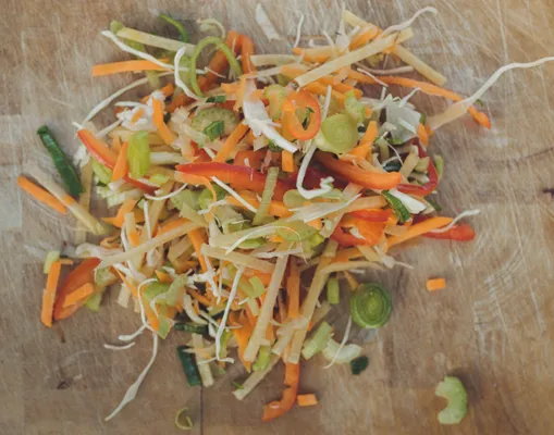 GRØNNSAKSBLANDING JULIENNE 1KG GRØNNSAKSBLANDING JULIENNE 1KG