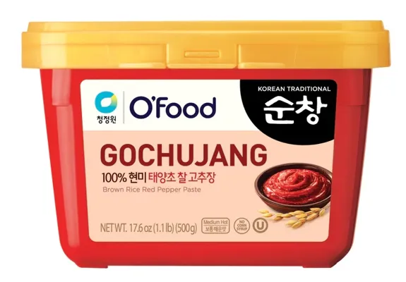 O'FOOD Gochujang 500G brown rice red pepper O'FOOD Gochujang 500G brown rice red pepper