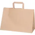PAPIRPOSE BRUN M/HANK 35X17X24CM 15L 200STK