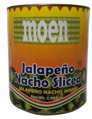 Jalapenos Grønn Skivet 3kg