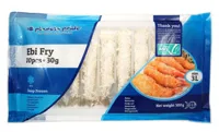 FROZEN EBI FRY 3L TORPEDO BREADED PANKO 30GX10STK
