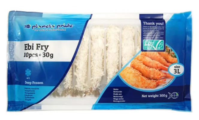 FROZEN EBI FRY 3L TORPEDO BREADED PANKO 30GX10STK FROZEN EBI FRY 3L TORPEDO BREADED PANKO 30GX10STK