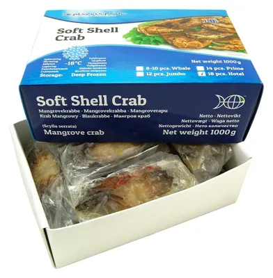 FROZEN SOFT SHELL CRAB 18STK 1KG FROZEN SOFT SHELL CRAB 18STK 1KG