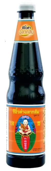 BLACK SOY SAUCE FORM5 GLASS ORANGE LABEL 940G