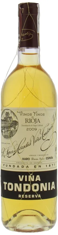LOPEZ DE HEREDIA VINA TONDONIA BLANCO RESERVA 12,5% 75CL LOPEZ DE HEREDIA VINA TONDONIA BLANCO RESERVA 12,5% 75CL