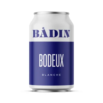 BÅDIN BODEUX - BLANCHE 4,7% 24X33CL BÅDIN BODEUX - BLANCHE 4,7% 24X33CL