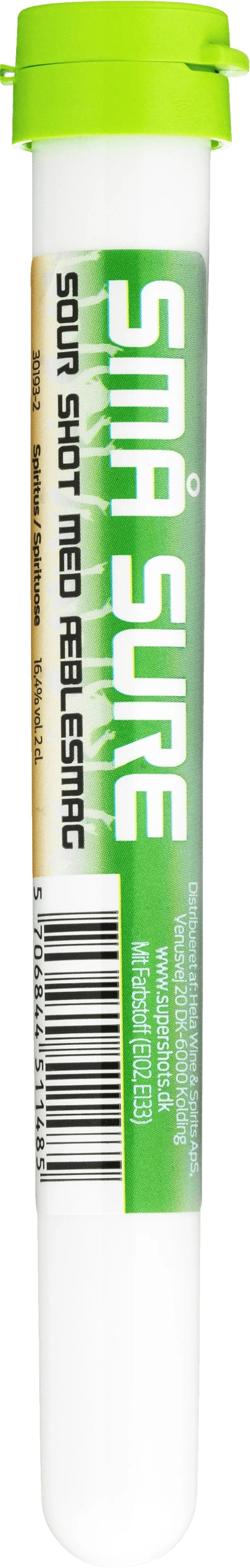 SMÅ SURE EPLE SHOTSRØR 16,4% 50X2CL