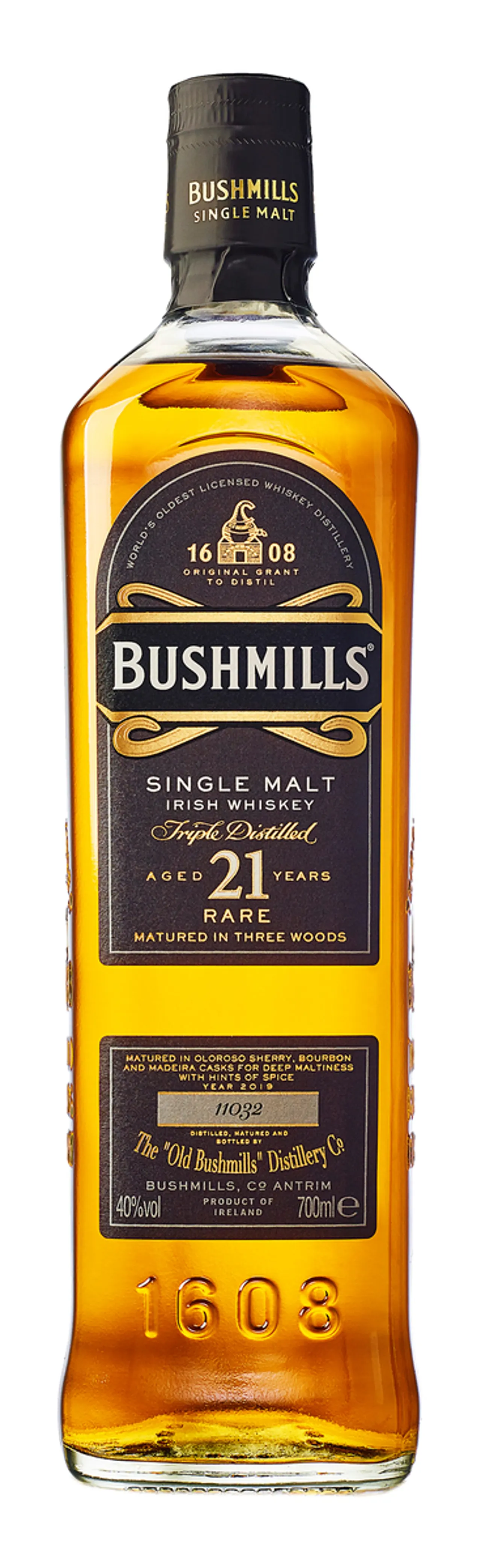 BUSHMILLS MALT 21 YO 40% 70CL