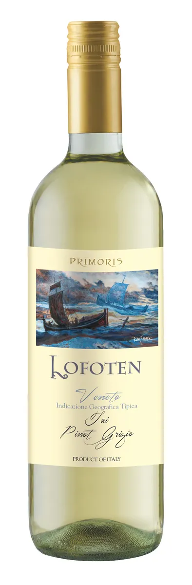 PRIMORIS LOFOTEN TAI PINOT GRIGIO 12% 75CL PRIMORIS LOFOTEN TAI PINOT GRIGIO 12% 75CL