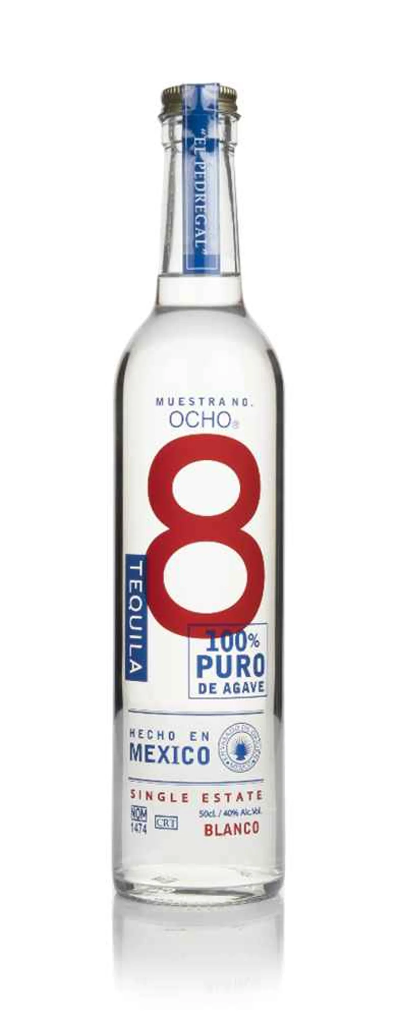 OCHO BLANCO PLATA 40% 50CL