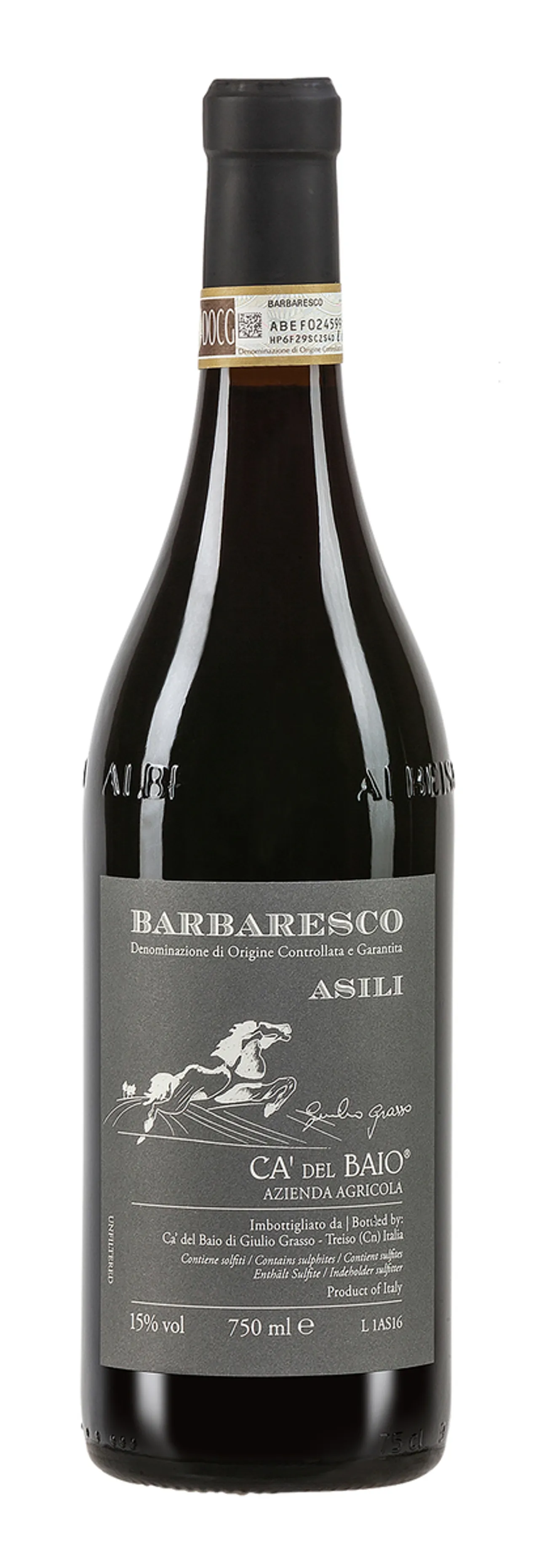CA D BAIO BARBARESC ASILI 15% 75CL