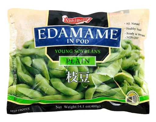 FROZEN GREEN SOYBEAN WITH SHELL EDAMAME 500G FROZEN GREEN SOYBEAN WITH SHELL EDAMAME 500G