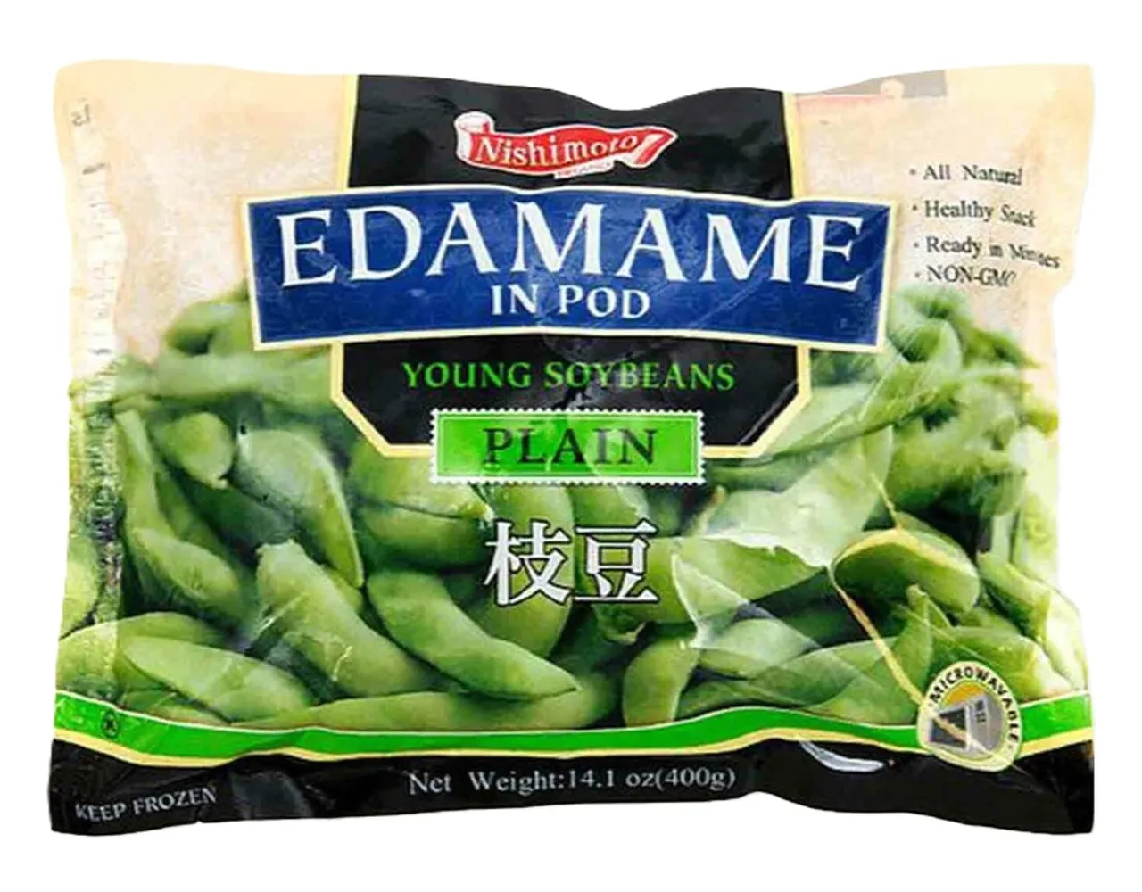 FROZEN GREEN SOYBEAN WITH SHELL EDAMAME 500G