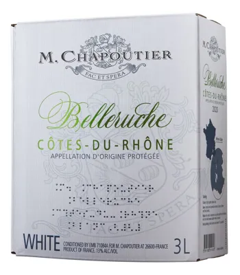 COTES-DU-RHONE BELLERUCHE BLANC BIB 13% 3L COTES-DU-RHONE BELLERUCHE BLANC BIB 13% 3L