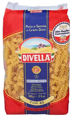 DIVELLA 40 FUSILLI 500GR X 24STK DIVELLA 40 FUSILLI 500GR X 24STK