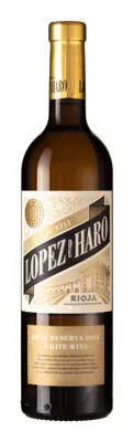 HACIENDA LOPEZ DE HARO GRAN RESERVA BLANCO 2014 12,5% 75CL HACIENDA LOPEZ DE HARO GRAN RESERVA BLANCO 2014 12,5% 75CL