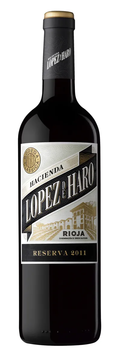 HACIENDA LOPEZ DE HARO RESERVA TINTO 2018 14% 75CL HACIENDA LOPEZ DE HARO RESERVA TINTO 2018 14% 75CL