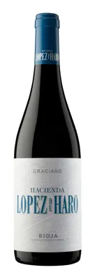 HACIENDA LOPEZ DE HARO GRACIANO 2021 14% 75CL HACIENDA LOPEZ DE HARO GRACIANO 2021 14% 75CL