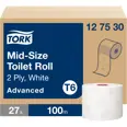 TOALETTPAPIR TORK ADVANCED 2-L 27PK