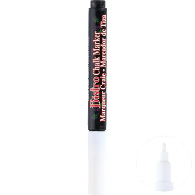 Griffelpenn 3mm Hvit 6pk