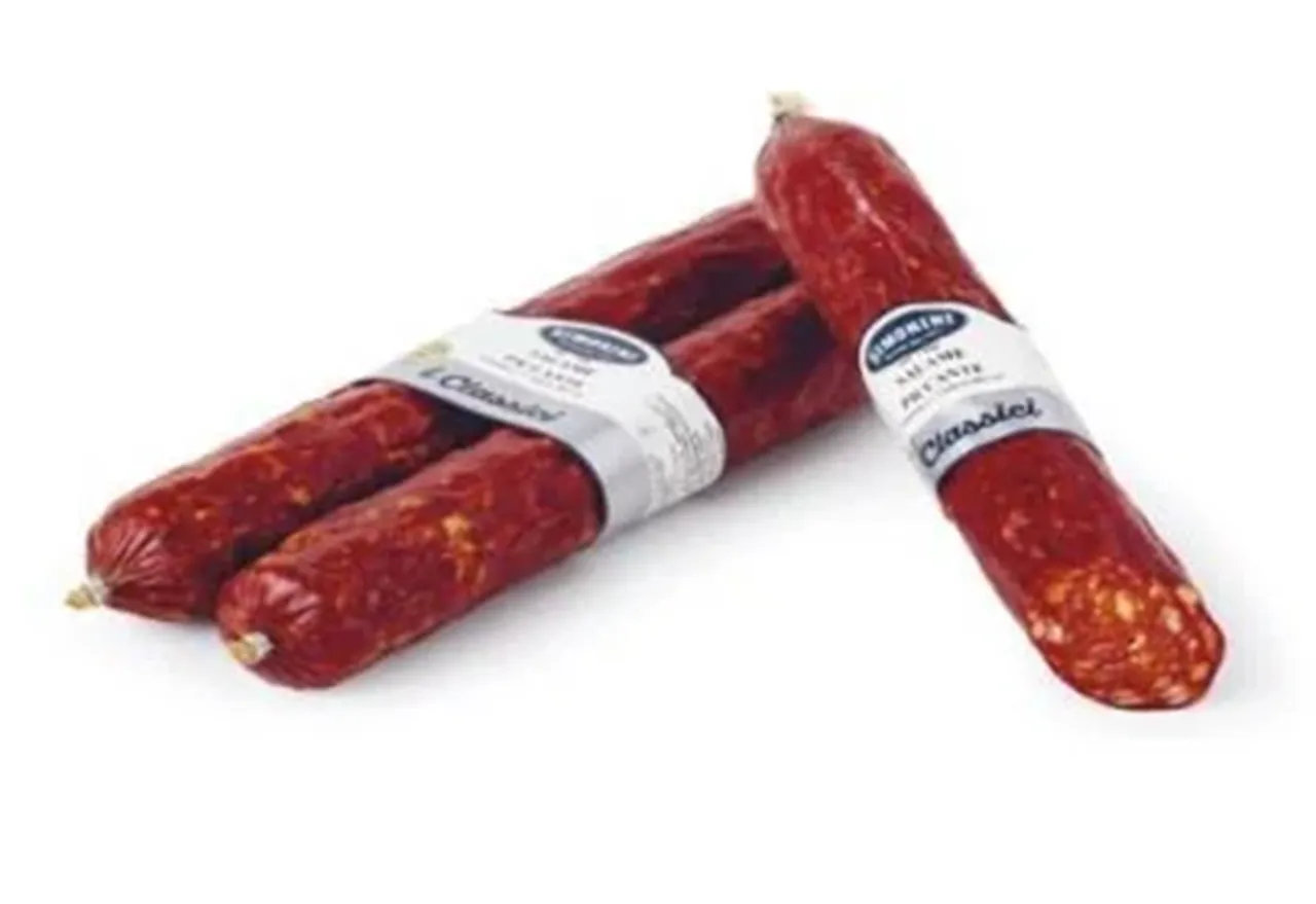 SALAME PICCANTE CALABRA 50MM CA.1,1KG SIMONINI