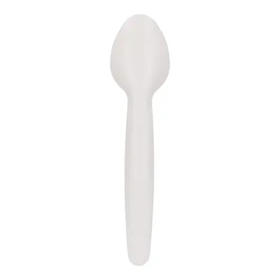Kaffeskje Papir Hvit 12cm 100pk