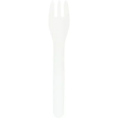 Papirgaffel Hvit 155mm 100pk