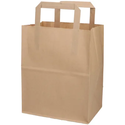 Papirpose Brun 5l 20x13x25cm 250stk